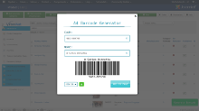 Barcode generator Google Extension screenshot 2