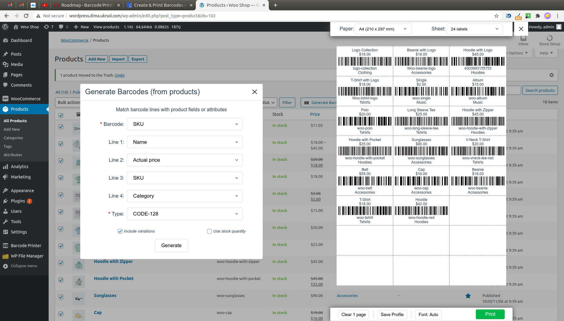 Download Barcode Generator And Printer PNG