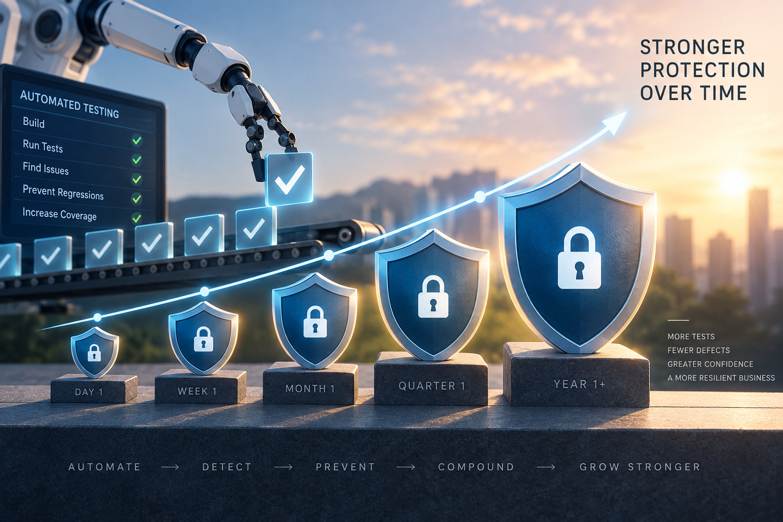 The Compound Effect of Automated Testing: Why Your Protection System Grows Stronger Over Time