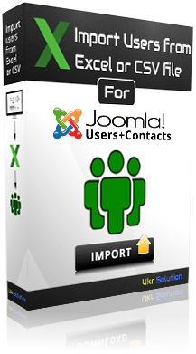 Import users to Joomla from Excel or CSV file