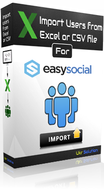Import users to EasySocial from Excel or CSV file