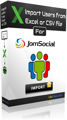 Import users to JomSocial from Excel or CSV file