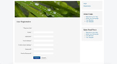 Regular Joomla Registration Form